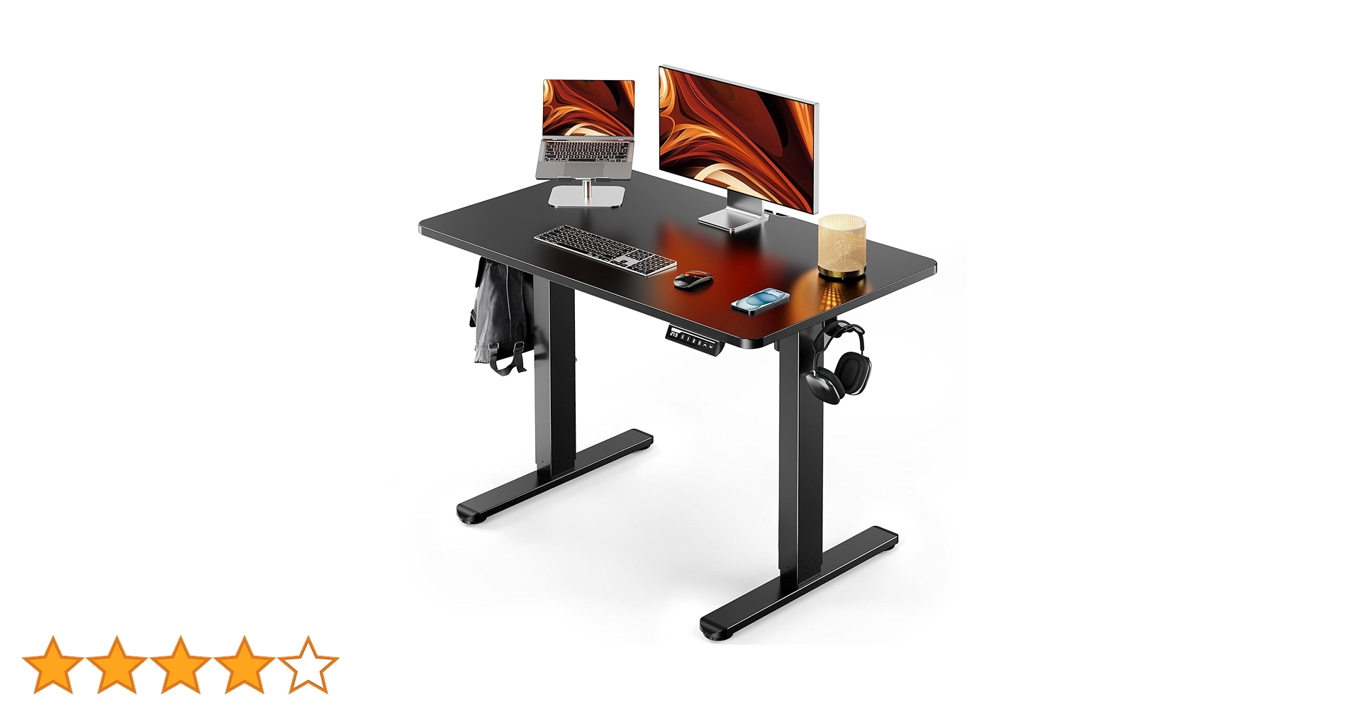 Amazon.co.jp: ErGear 電動 昇降式デスク 一枚天板
